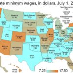 Jak różni się minimalna krajowa w USA w zależności od stanu?