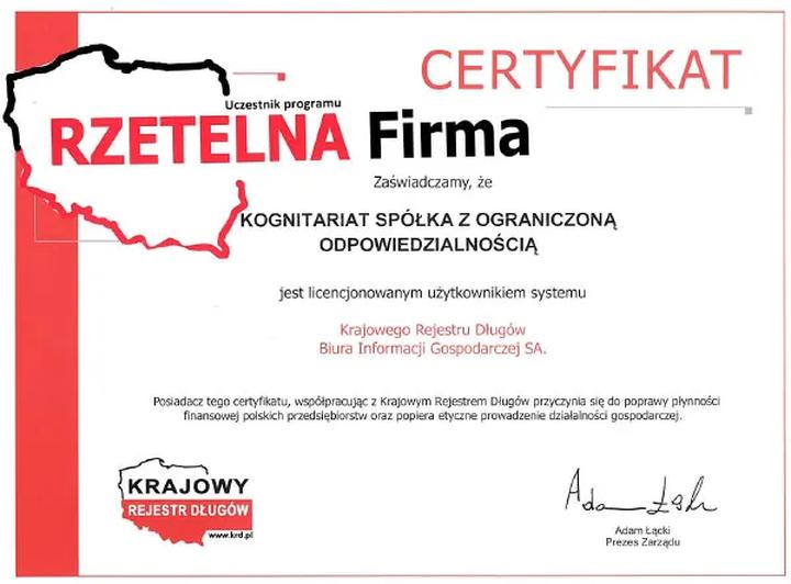 Konsekwencje wpisu KRD