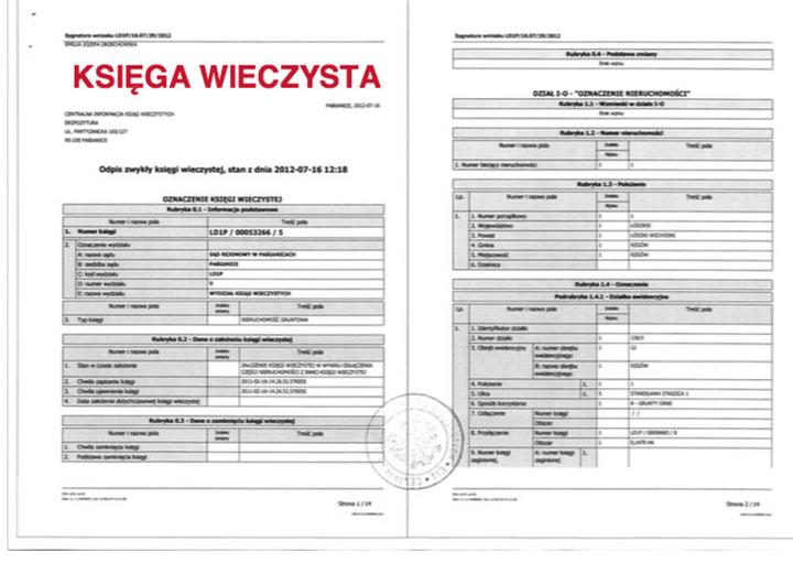Problemy przy analizie księgi wieczystej
