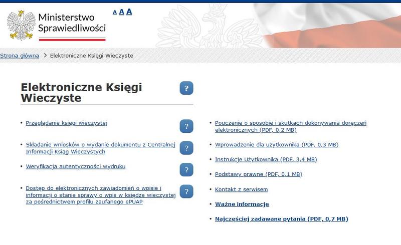 Wyszukiwanie ksiąg wieczystych