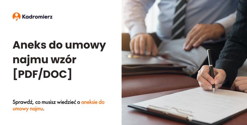 Tworzenie aneksu najmu