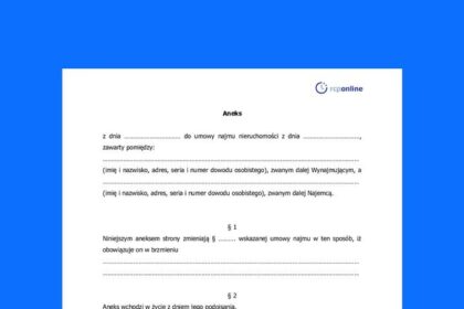 Praktyczny przewodnik: Jak stworzyć aneks do umowy najmu – wzór PDF i cenne wskazówki