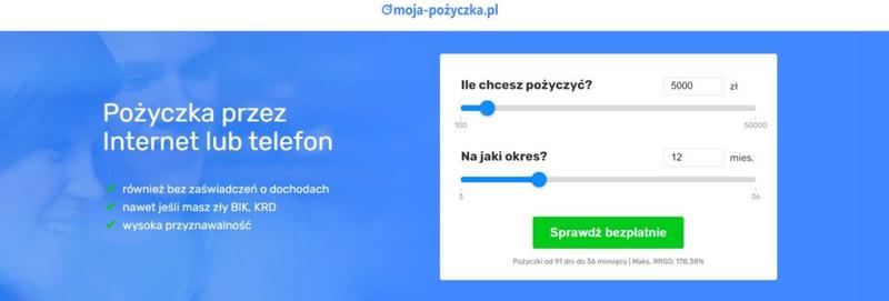 Recenzja Moja pożyczka