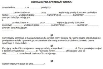 Kompletny wzór umowy najmu garażu PDF: Przewodnik po kluczowych zapisach