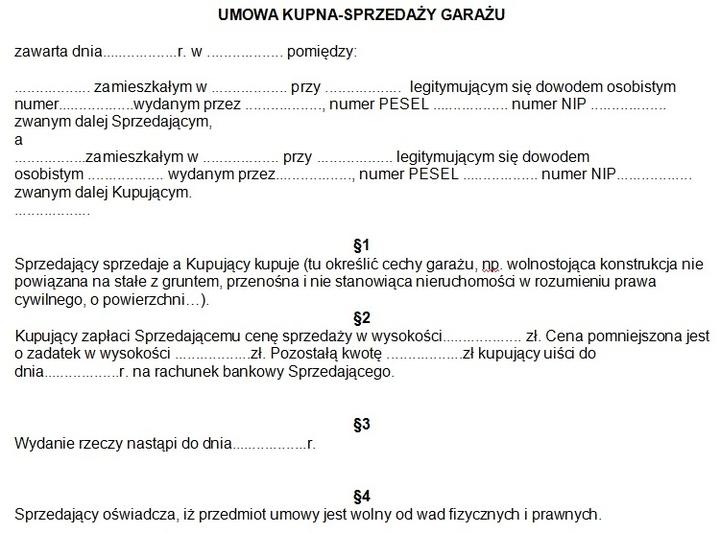 Kompletny wzór umowy najmu garażu PDF: Przewodnik po kluczowych zapisach