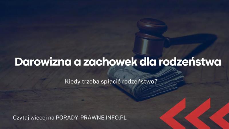 Obliczanie wartości darowizny przy spłacie