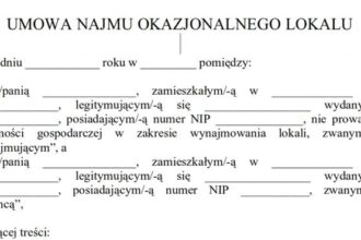 Umowa najmu okazjonalnego u notariusza – co powinieneś wiedzieć o kosztach, wzorach i dokumentach?