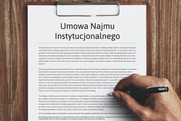 Kompletny wzór umowy najmu okazjonalnego – kluczowe informacje, które powinieneś znać