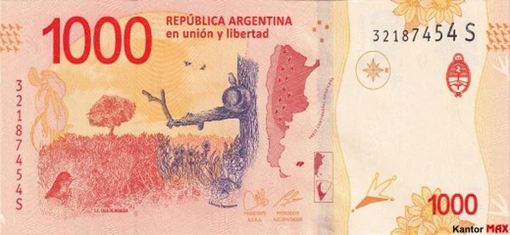 Kurs peso argentyńskiego