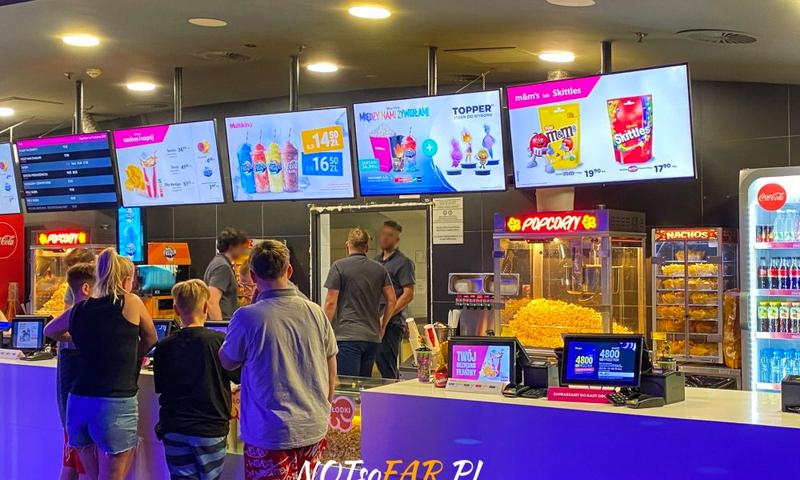 Cennik przekąsek w Multikinie