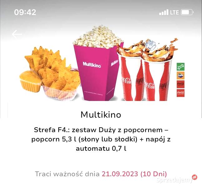 Ceny popcornu w kinach