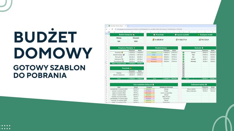 Planowanie wydatków i oszczędności