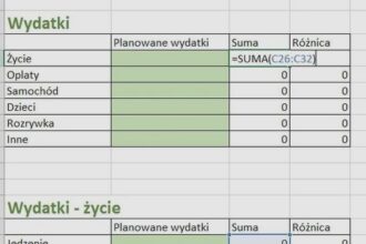Jak prowadzić domowe finanse w Excelu? Prosty budżet od podstaw
