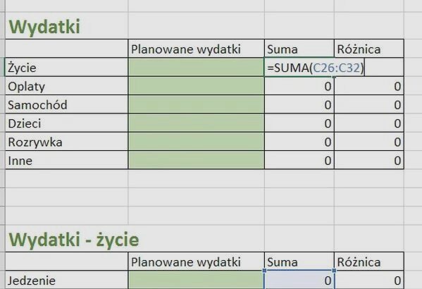Jak prowadzić domowe finanse w Excelu? Prosty budżet od podstaw