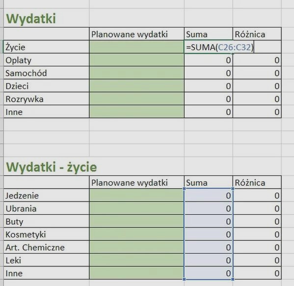 Jak prowadzić domowe finanse w Excelu? Prosty budżet od podstaw