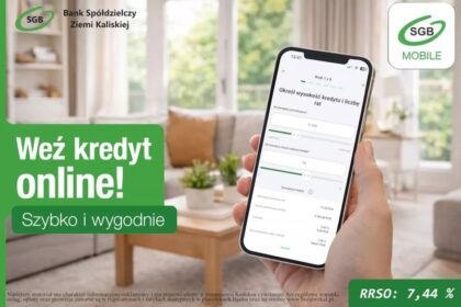 Kredyt gotówkowy online w banku spółdzielczym – złóż wniosek bez wychodzenia z domu