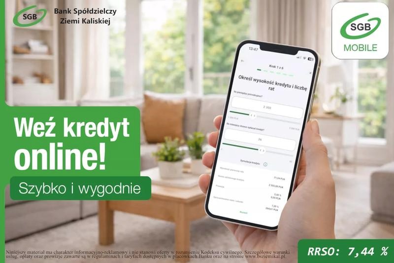 Kredyt gotówkowy online w banku spółdzielczym – złóż wniosek bez wychodzenia z domu